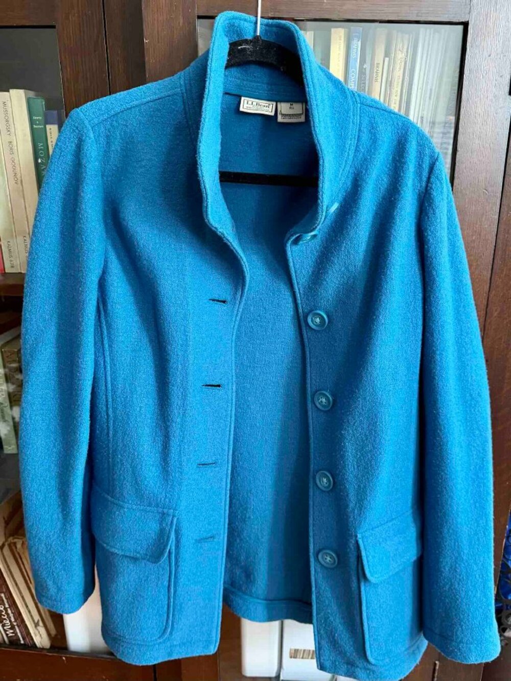 LLBean Vintage Wool Shirt Jacket EUC Women MediumReg.